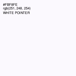 #FBF8FE - White Pointer Color Image